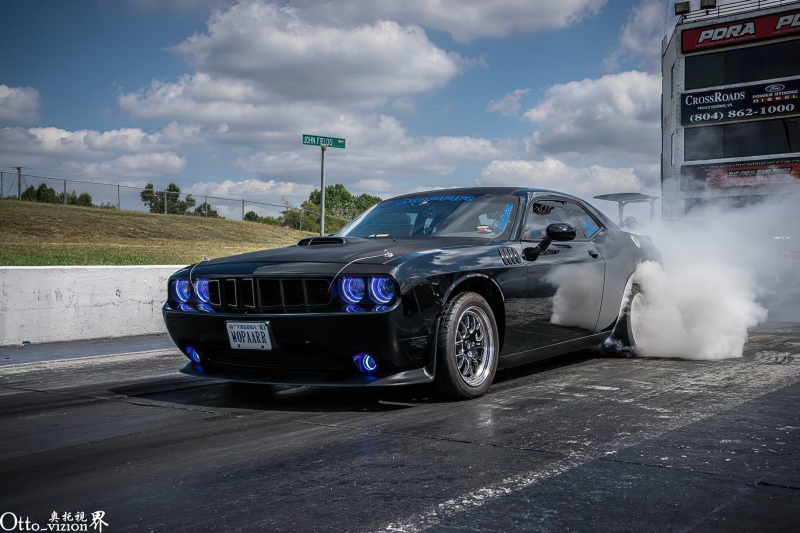 Dodge Challenger Headlight Halo Kit - ORACLE Lighting - LED Projector - Blue - `08-`14